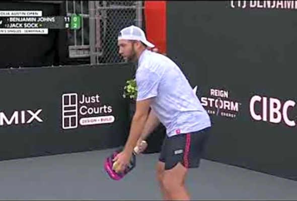 JACK SOCK vs #1 PICKLEBALL Player Ben Johns HIGHLIGHTS