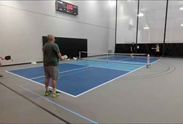 Mixed Doubles Open Court 1 Pickleball Tournament Erica &amp; Cliff vs Catherine &amp; Tyler