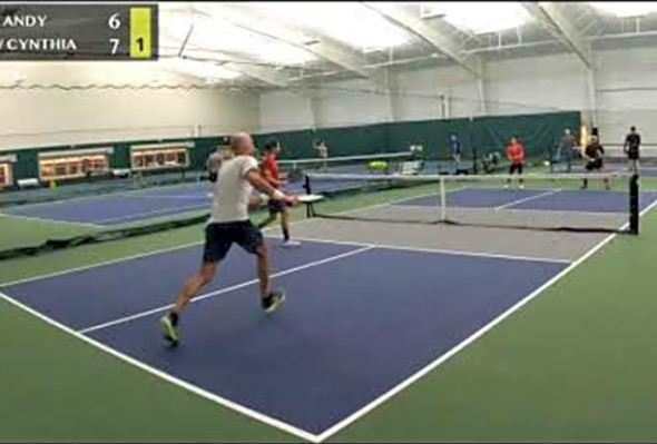 Pickleball - Cynthia Cesar VS Andy Mikel - Feb 03, 2022 (Part 3/3)