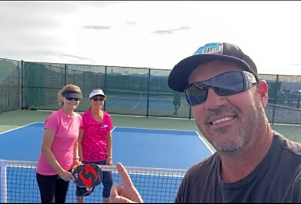 Live pickleball lesson