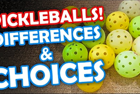 Differences between popular pickleballs and what you should get