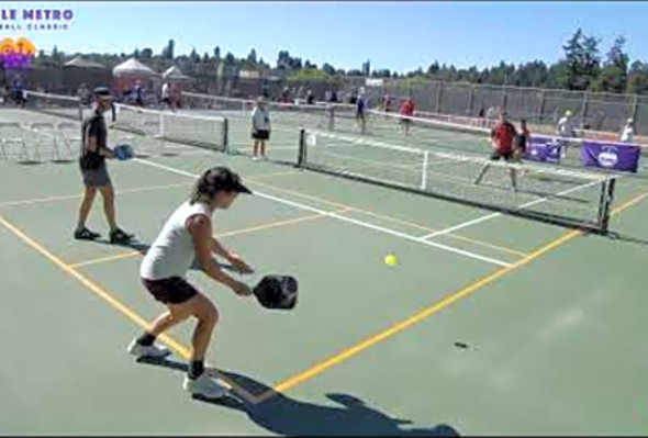 2021 Seattle Metro Pickleball Classic MxDSrPro BRONZE M.Lee/D.Hastings v SF.Huang/D.Shoquist