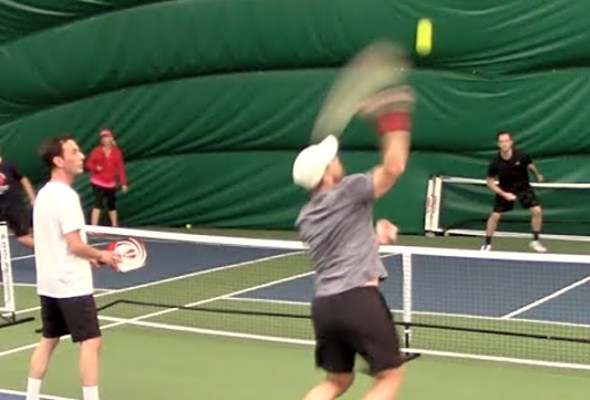 St Louis Advanced Pickleball Rec Play-Jason Wierzchucki/Jeff Miller v Mark Howard/Zac Shook