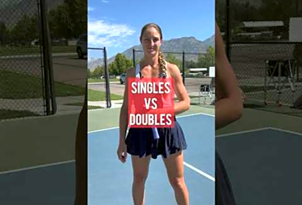 What do YOU think the biggest difference is between singles and doubles #pickleball? #pickleballtips