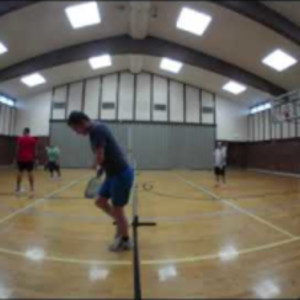 Indoor Pickleball Mens 4.5 doubles highlights at the Weaver dome. Shot w...