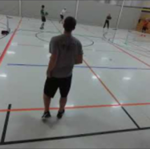 Week 8 Game 3 Winter 2017 Pickleball Ladder League