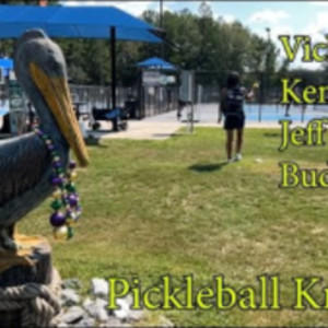 Pickleball Krewe - P17 - Being in the Ready Position, Playing Pickleball...