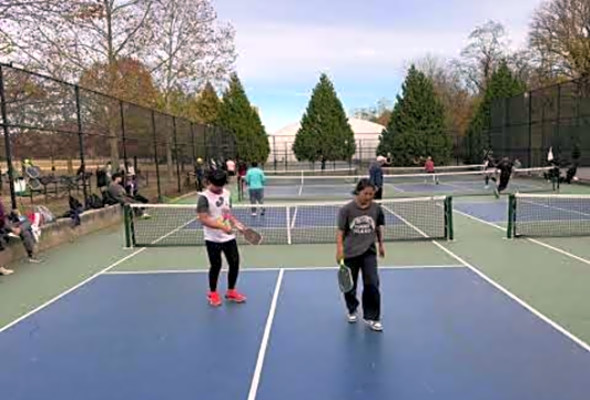 lily/leo vs david/john AP pickleball game 1