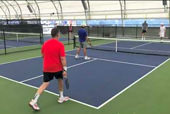 High Level Pickleball Match in Opelika, AL