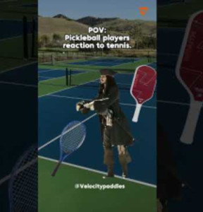Pickleball Reacts #pickleball #shorts #velocitypaddles