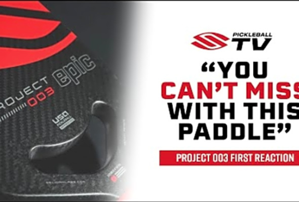 Listen To The Pickleball Pros&#039; First Reaction To Selkirk Labs&#039; Project 003 Pickleball Paddle