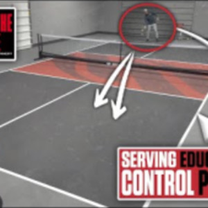 Using the Space Around the Court to Control Your Pickleball Serve