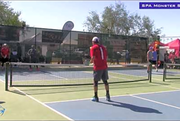 Farias / Ditzik vs Trefry / Gingrich at Surprise Pickleball Monster Smash 2019