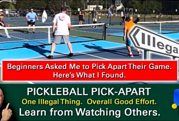 Pickleball! A Request from New Players to Pick Apart Their Play! Learn by Watching Others.