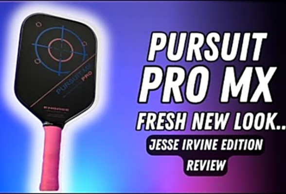 Engage Pursuit Pro MX: Jesse Irvine Edition - Pickleball Paddle Review