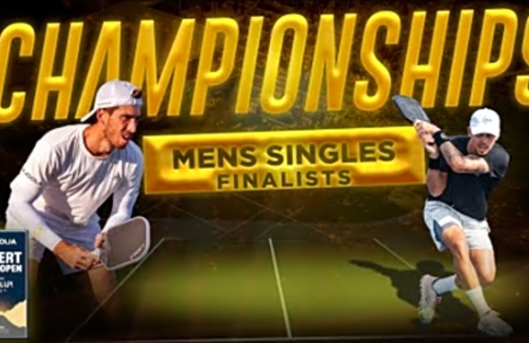 Mens Singles Championship: Jaume Martinez Vich vs Federico Staksrud at the Veolia Desert Ridge Open