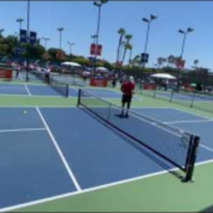 Dike Ajiri vs Mark Milner (19-17) Newport Beach Men&#039;s Senior Pro Singles...