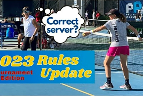 Don&#039;t get caught unawares in 2023 - know the rules - particularly in pickleball tournaments