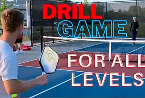 Pickleball 2 Person Doubles Game for ALL LEVELS