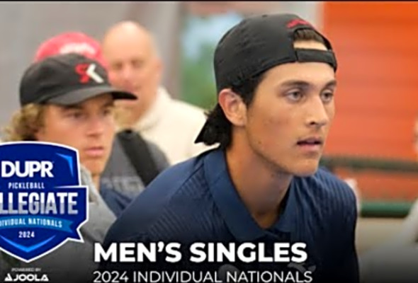 Men&#039;s Singles Championship - 2024 DUPR Collegiate Individual Nationals