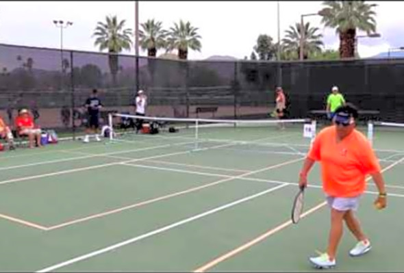 2017 Palm Desert Senior Games 3.5 Mixed Doubles 50 (4th Match)