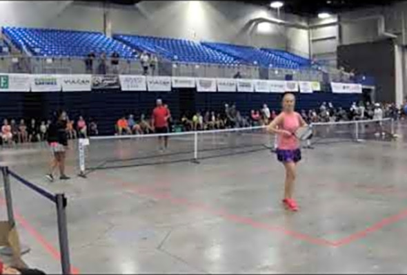 Shane Edwards/Kelly Savant William Bartmann/Tina Marie Foster Vulcan Pickleball tournament Gold 4.0