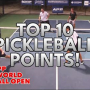 Top 5 Points - APP World Pickleball Open (Gold Medal Matches)