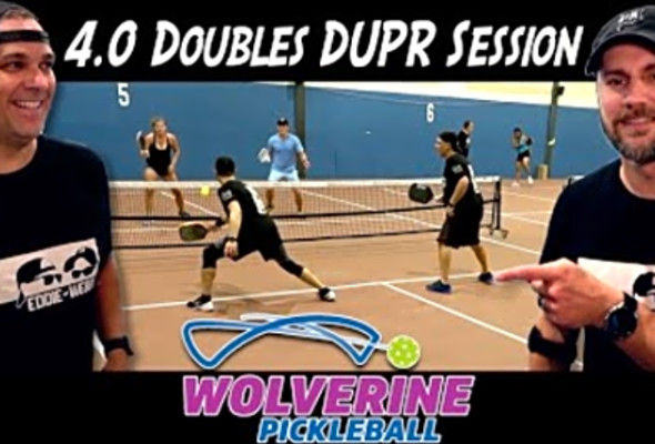 4.0 Doubles Partner Play DUPR Session at Wolverine Pickleball