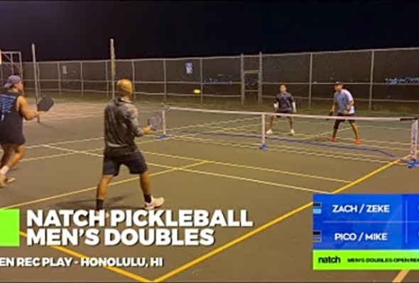 Pickleball Men&#039;s Doubles Rec Play feat. Pico/Mike vs Zach/Zeke