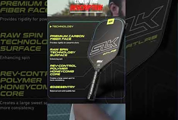 Elevate Your Pickleball Game with the 2025 SLK Atlas Paddle by Selkirk Sport #pickleball #paddle