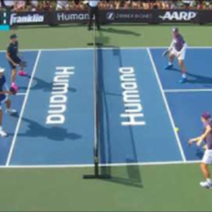 Will Howells Great Pickleball Shot at the Humana APP Fort Lauderdale Open