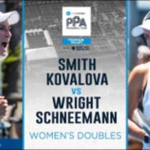 Smith/Kovalova take on Wright/Schneemann for a spot on Championship Sunday!