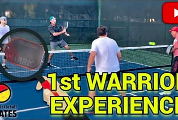 Warrior Experience: Pickleball 4.5 Men&#039;s Doubles featuring The Pickleball Pirate using New Paddle