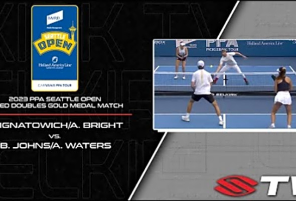 2023 PPA Seattle Open Mixed Doubles Gold Medal - J. Ignatowich/A. Bright vs. A. Waters/B. Johns