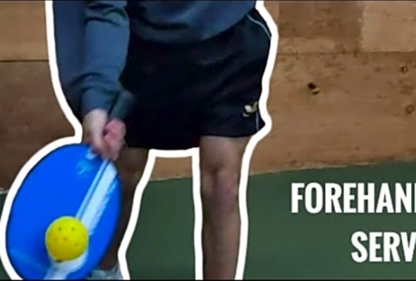 Pickleball Serve Technique for Strong &amp; Consistent Forehand Serves!
