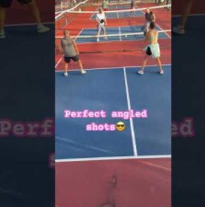 Perfect angled shots #pickleball #winner #skills #joola #fitness #highli...