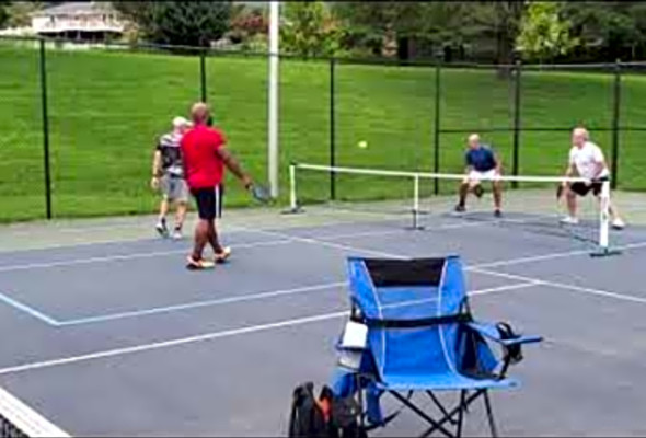 Frank&#039;s pickleball tournament 6:6. August 23, 2020