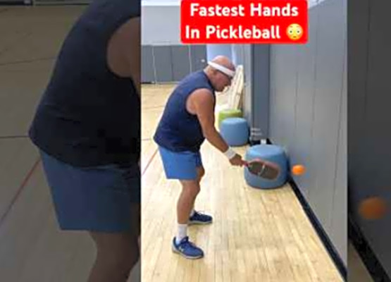 He Has Faster Hands Than You Or Anyone In Pickleball #sports #drill #pro