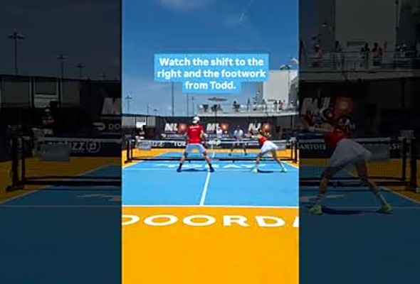 Footwork and positioning is crucial!