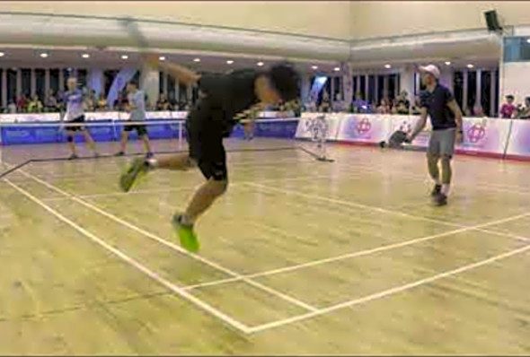 &quot;Singapore Open&quot; pickleball 2019 - a few highlights from men&#039;s doubles feat. Daniel Moore