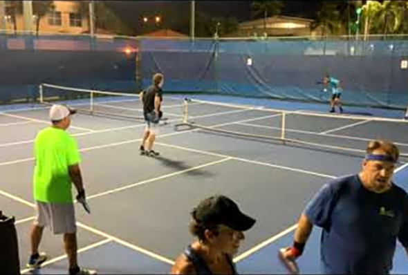 Pickleball Game - Scott R &amp; Scott K vs Joel B &amp; Lee R