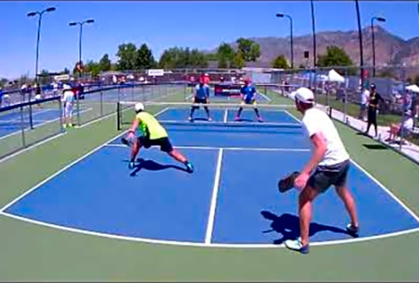 2018 Brigham City Memorial Pickleball Tournament Mens Doubles Open Pro R3