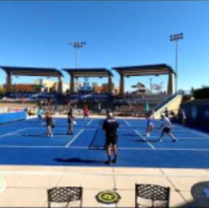 PPA Championship Mixed Doubles Pro Matt Wright Lucy Kovalova Wes Burrows...