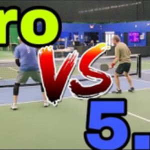 Pro vs 5.0 Pickleball Men&#039;s Doubles Rec Game