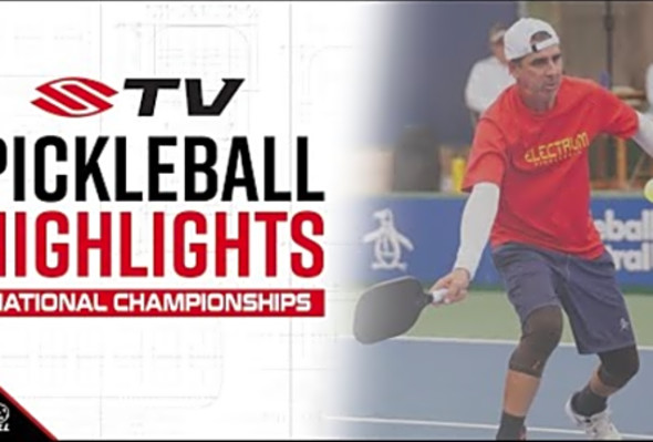 Dayne Gingrich&#039;s Behind The Back Pickleball Highlight - USA Pickleball National Championships