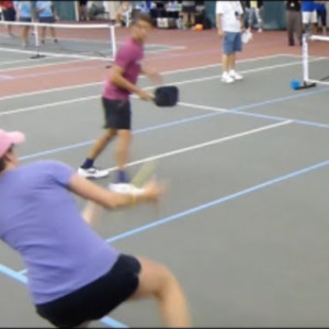 Wolfe Sports Pickleball OMX Semi-Final Zane Navratil/Alexi Loomis v Dave...