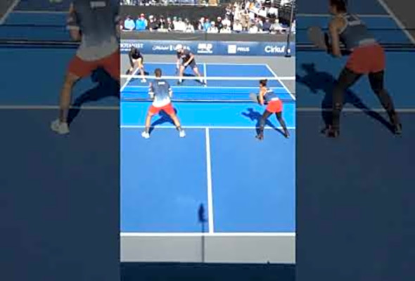 A Thrilling Rally #shorts #pickleball