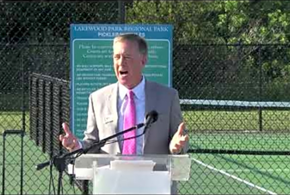Lakewood Regional Park Pickleball Court Ribbon Cutting Ceremony, Sept. 15, 2022
