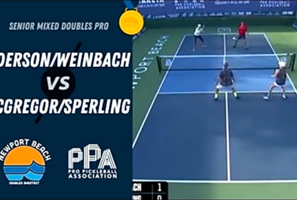 Kris Anderson / Dave Weinbach vs. Cammy Macgregor / John Sperling - Senior Pro Gold Newport Beach