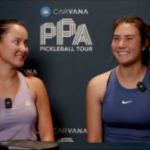 Anna Bright &amp; Viv Glozman Post- Match Interview